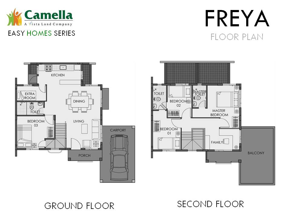 House Floor Plan Camella Cavite Freya House Model Easy Homes Series Camella Homes